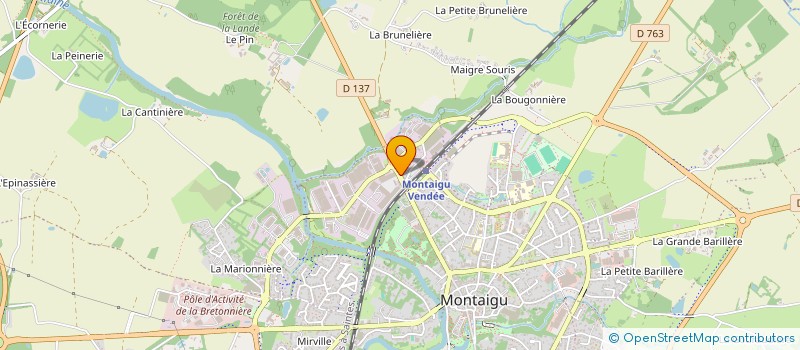 localisation de l'entreprise MADAME VINCIANE DURAND à MONTAIGU-VENDEE
