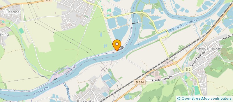 localisation de l'entreprise MADAME VINCIANE JACOB  CATTENOM