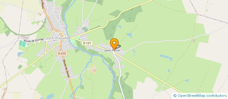 localisation de l'entreprise MADAME VINCIANE JOVENEAUX  LA TRIMOUILLE