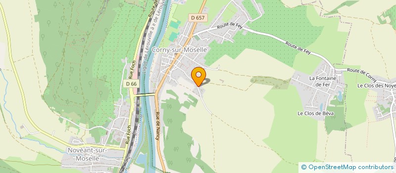 localisation de l'entreprise MADAME VINCIANE LABILE  CORNY-SUR-MOSELLE