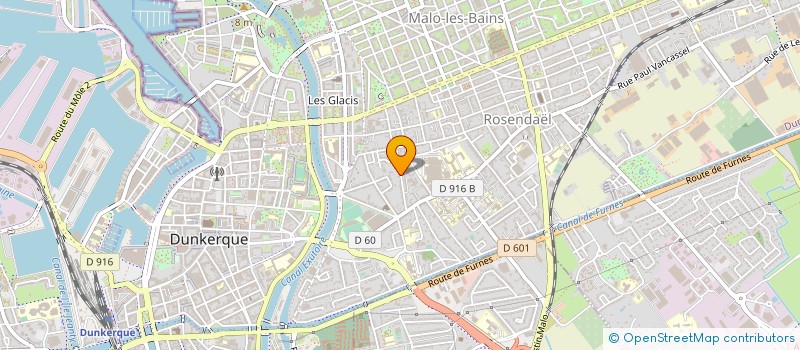 localisation de l'entreprise MADAME VINCIANE LECOCQ à DUNKERQUE