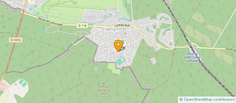 localisation de l'entreprise MADAME VINCIANE LEPOUTRE  COYE-LA-FORET