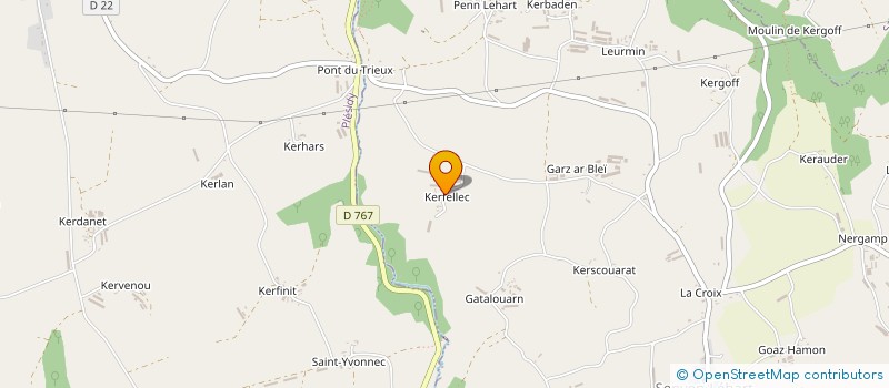 localisation de l'entreprise MADAME VINCIANE PELE  SENVEN-LEHART