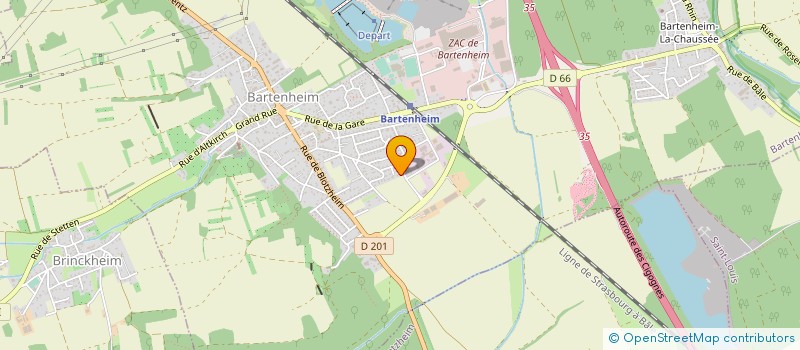 localisation de l'entreprise MADAME VINCIANE SCHIRCH  BARTENHEIM