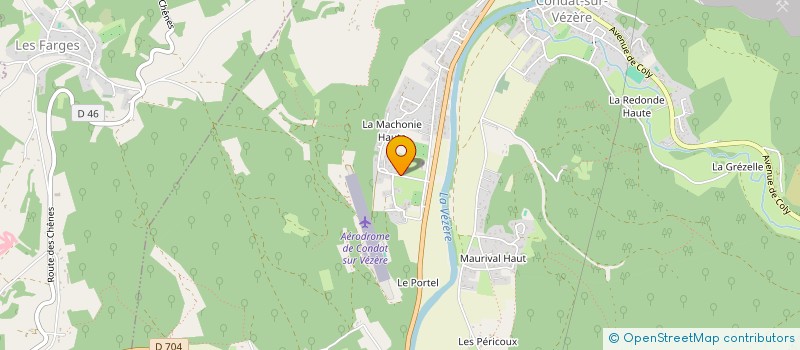 localisation de l'entreprise MADAME VINCIANE TRIBOT à CONDAT-SUR-VEZERE