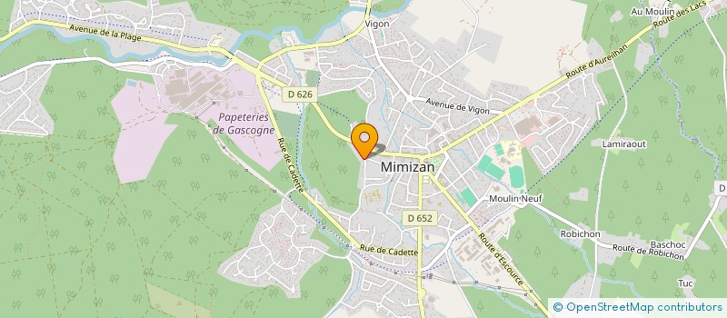 localisation de l'entreprise MADAME VINCIANNE FOULON  MIMIZAN