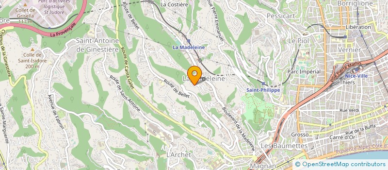 localisation de l'entreprise MADAME VINCIS ROSSINI à NICE