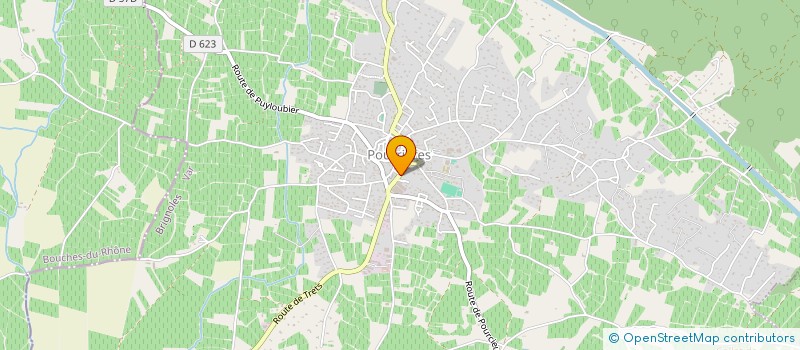 localisation de l'entreprise MADAME VINNIE LAVALEIX  POURRIERES