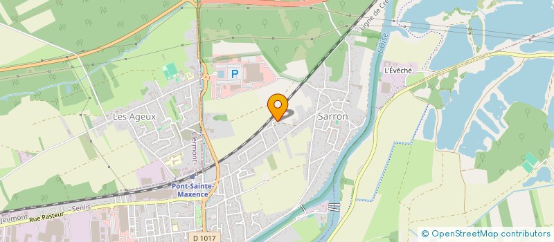 localisation de l'entreprise MADAME VINOLIA FORESTIER  PONT-SAINTE-MAXENCE