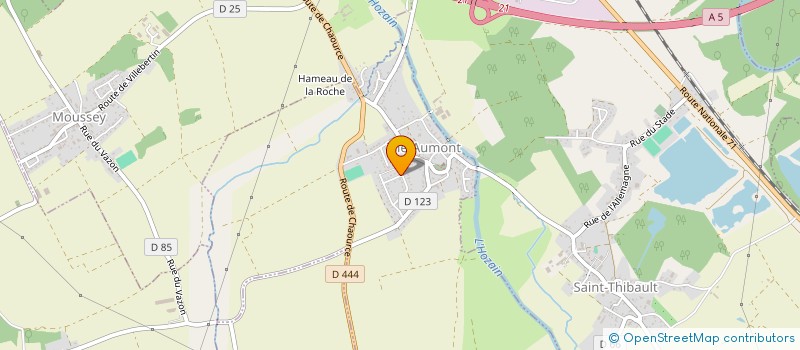 localisation de l'entreprise MADAME VIOLAINE ALLART à ISLE-AUMONT