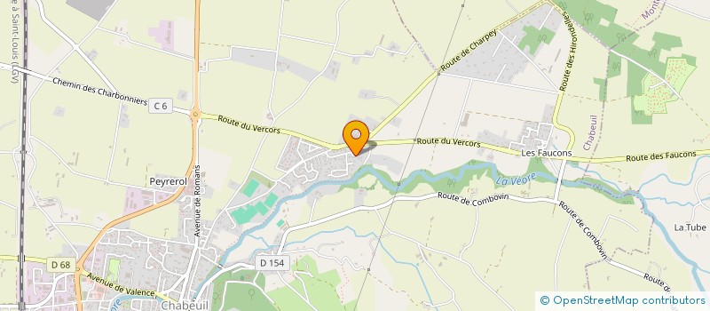 localisation de l'entreprise MADAME VIOLAINE ALONSO à CHABEUIL