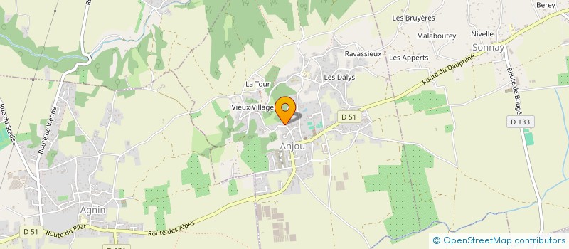 localisation de l'entreprise MADAME VIOLAINE ALONSO à ANJOU