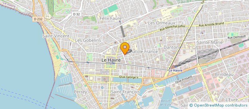 localisation de l'entreprise MADAME VIOLAINE ALVES à LE HAVRE