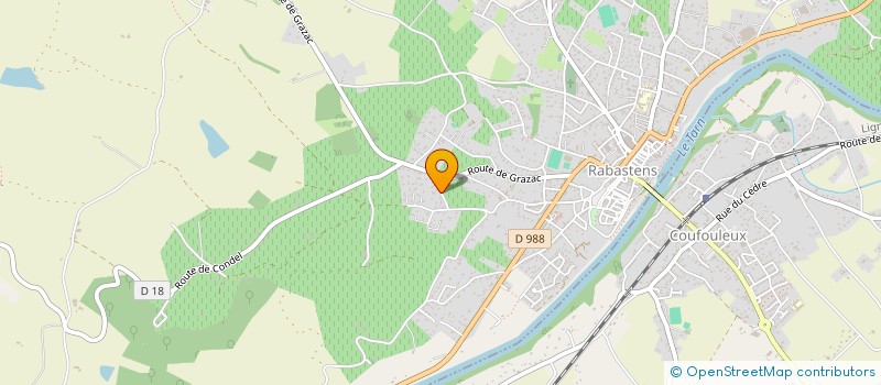 localisation de l'entreprise MADAME VIOLAINE ATON à RABASTENS
