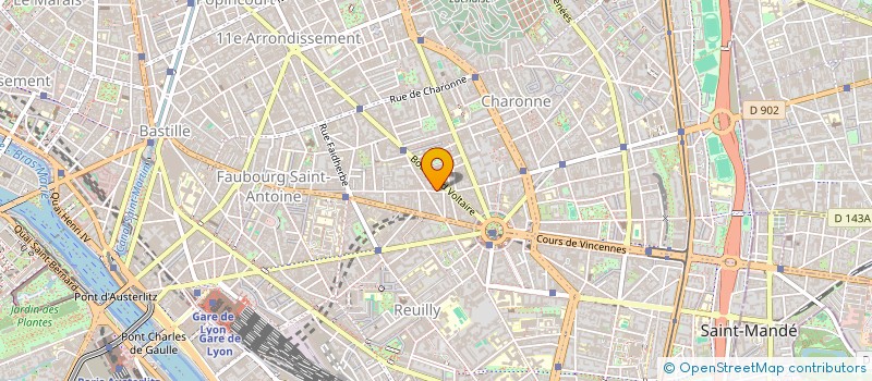 localisation de l'entreprise MADAME VIOLAINE AUZUECH  PARIS