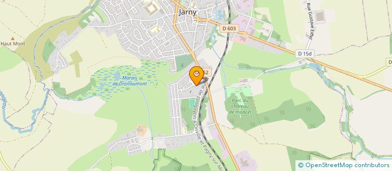 localisation de l'entreprise MADAME VIOLAINE BARBICHE LADURELLE  JARNY