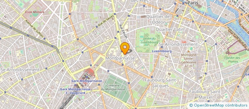 localisation de l'entreprise MADAME VIOLAINE BARTHELEMY  PARIS