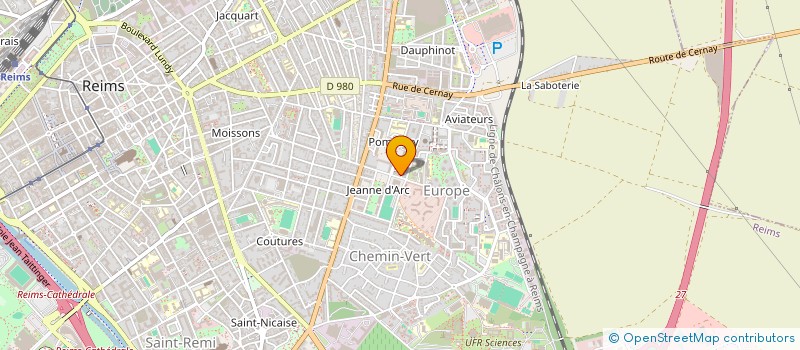 localisation de l'entreprise MADAME VIOLAINE BEOT  REIMS