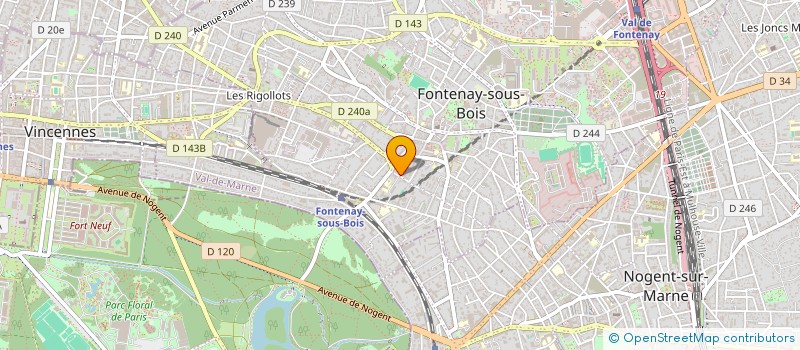 localisation de l'entreprise MADAME VIOLAINE BERTHELEMY à FONTENAY-SOUS-BOIS