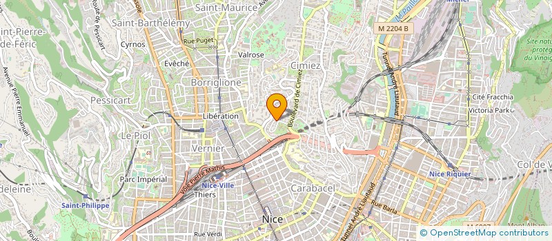 localisation de l'entreprise MADAME VIOLAINE BLONDE à NICE