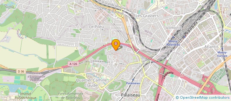 localisation de l'entreprise MADAME VIOLAINE BLOUARD  PALAISEAU