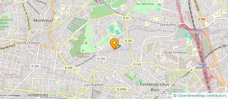 localisation de l'entreprise MADAME VIOLAINE BONDOT à MONTREUIL