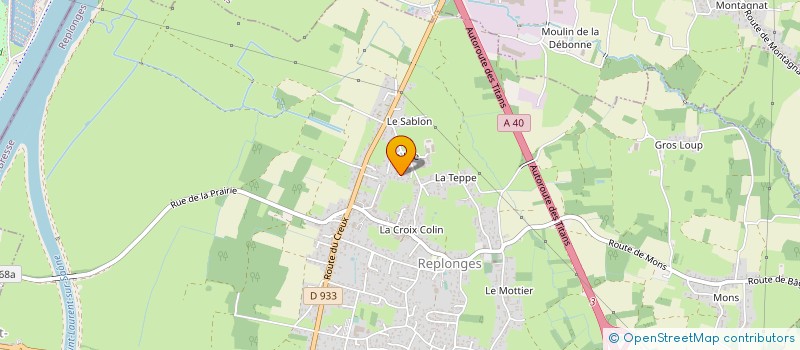 localisation de l'entreprise MADAME VIOLAINE BOUCHET à REPLONGES