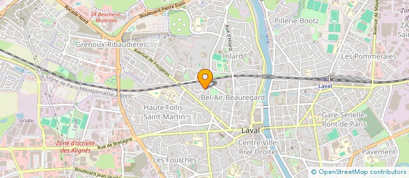 localisation de l'entreprise MADAME VIOLAINE BOURASSEAU à LAVAL