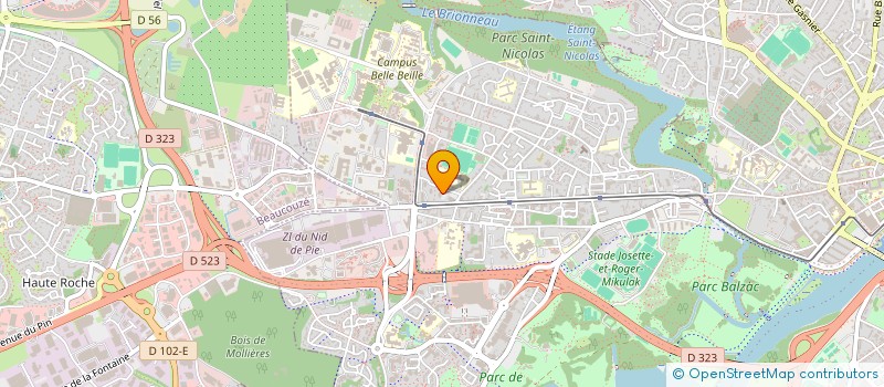 localisation de l'entreprise MADAME VIOLAINE BOUTIN à ANGERS