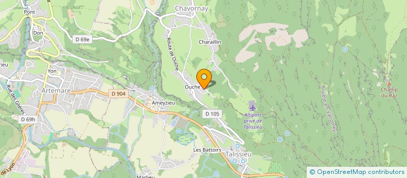 localisation de l'entreprise MADAME VIOLAINE BRICHE  ARVIERE-EN-VALROMEY