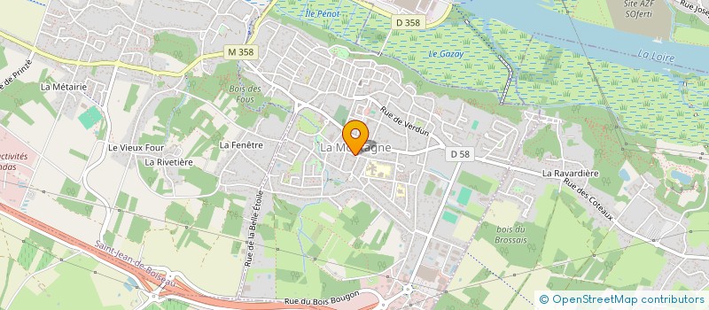 localisation de l'entreprise MADAME VIOLAINE BRUNET DE LA CHARIE  BOUAYE