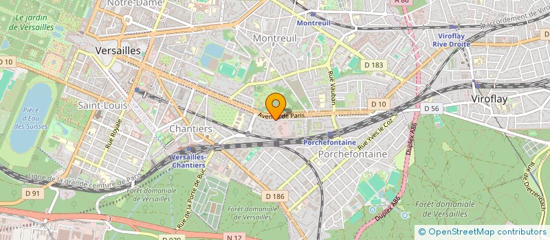 localisation de l'entreprise MADAME VIOLAINE BRUNO à VERSAILLES
