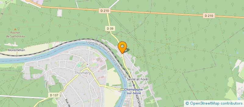 localisation de l'entreprise MADAME VIOLAINE BUSTIER  CHAMPAGNE-SUR-SEINE