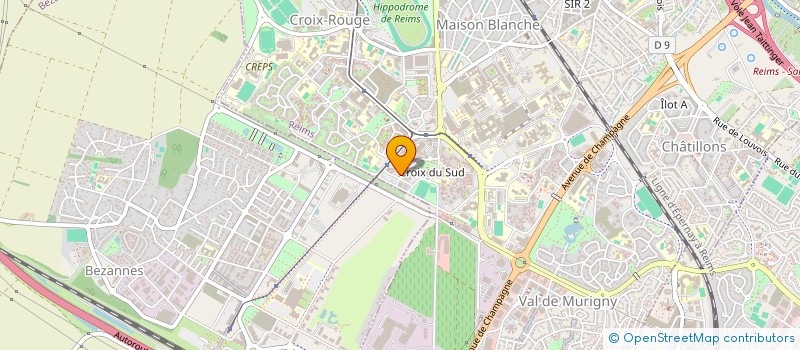 localisation de l'entreprise MADAME VIOLAINE CELLIER  REIMS