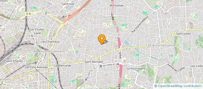 localisation de l'entreprise MADAME VIOLAINE CHAZAL  MARSEILLE