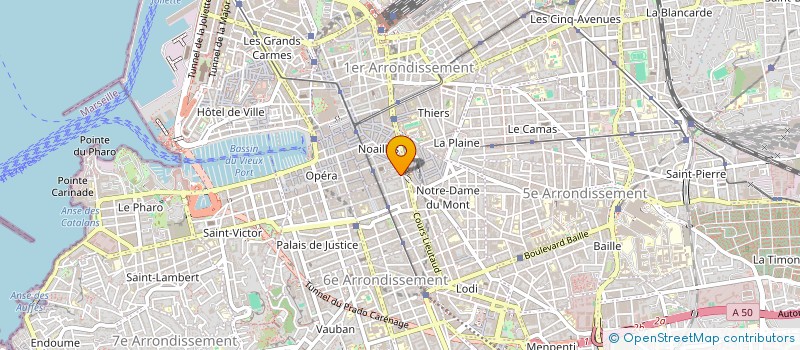 localisation de l'entreprise MADAME VIOLAINE CHEVRIER à MARSEILLE 1