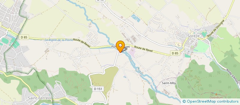 localisation de l'entreprise MADAME VIOLAINE CHOUFFOT  LES CAMMAZES