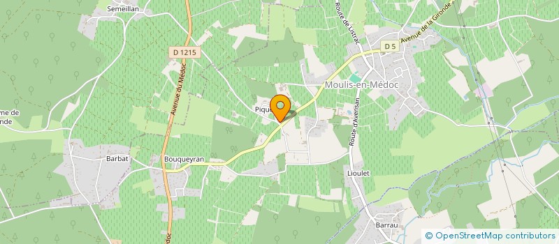 localisation de l'entreprise MADAME VIOLAINE CORNUZ  MOULIS-EN-MEDOC