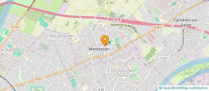 localisation de l'entreprise MADAME VIOLAINE COURRET  MONTESSON