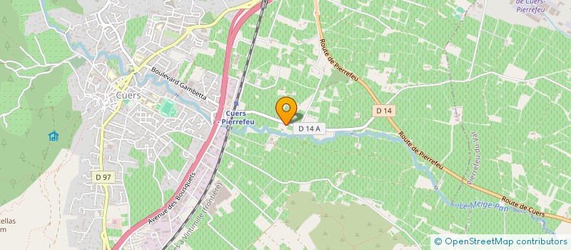 localisation de l'entreprise MADAME VIOLAINE COUSIN  CUERS