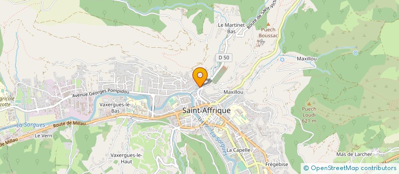 localisation de l'entreprise MADAME VIOLAINE COUZINET à SAINT-AFFRIQUE