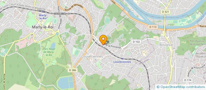 localisation de l'entreprise MADAME VIOLAINE D IRUMBERRY DE SALABERRY à LOUVECIENNES