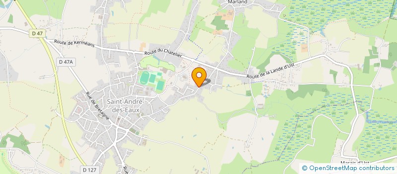 localisation de l'entreprise MADAME VIOLAINE DALLONGEVILLE à SAINT-ANDRE-DES-EAUX