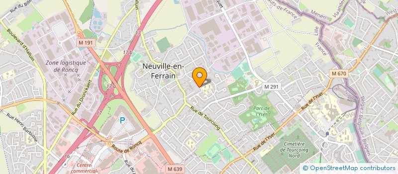 localisation de l'entreprise MADAME VIOLAINE DANSET à NEUVILLE-EN-FERRAIN