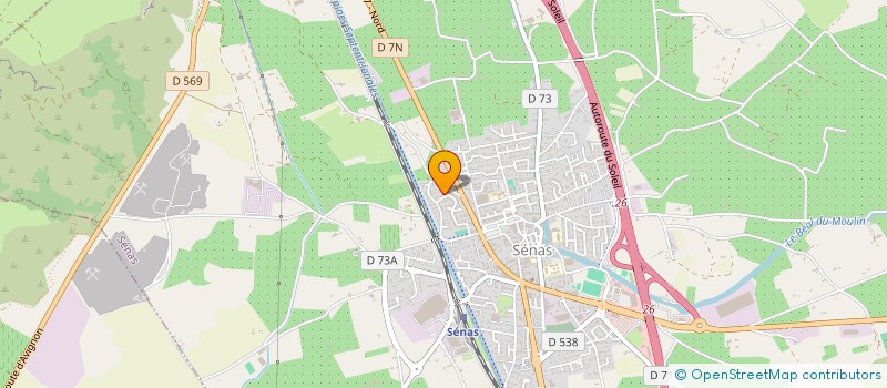 localisation de l'entreprise MADAME VIOLAINE DEVOULX  SENAS