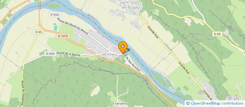 localisation de l'entreprise MADAME VIOLAINE DUMONT  VERTRIEU