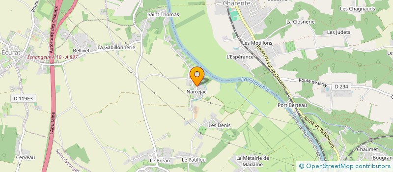 localisation de l'entreprise MADAME VIOLAINE FARTHOUAT à SAINTES