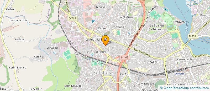 localisation de l'entreprise MADAME VIOLAINE FAYOLLE à LORIENT