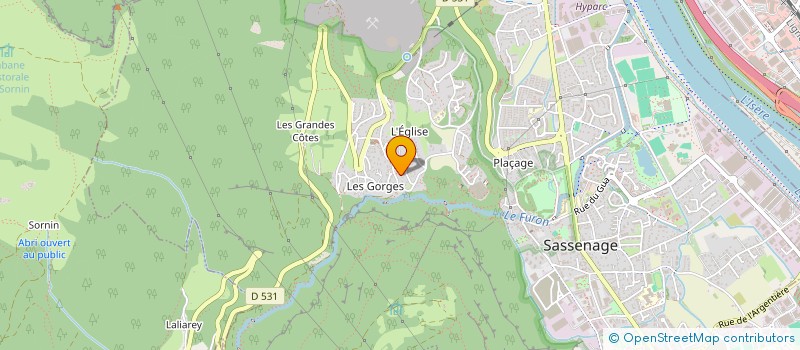 localisation de l'entreprise MADAME VIOLAINE FEBRINON  SASSENAGE