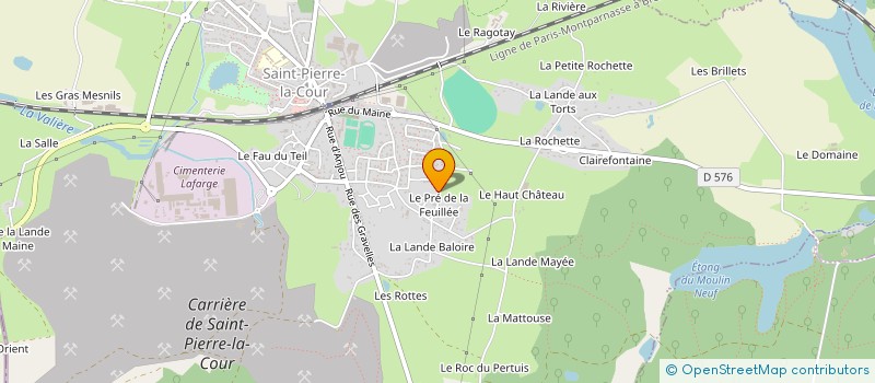 localisation de l'entreprise MADAME VIOLAINE FERRET  SAINT-PIERRE-LA-COUR